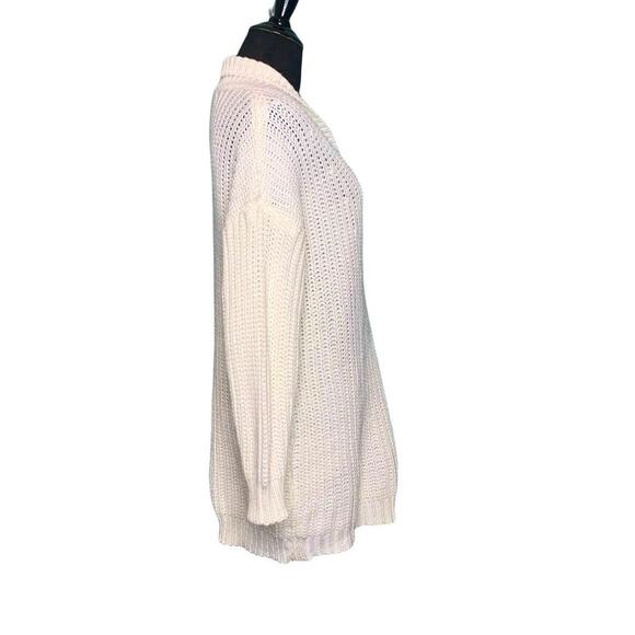 Hidden Alley off white v neck oversize sweater size small - Picture 4 of 6